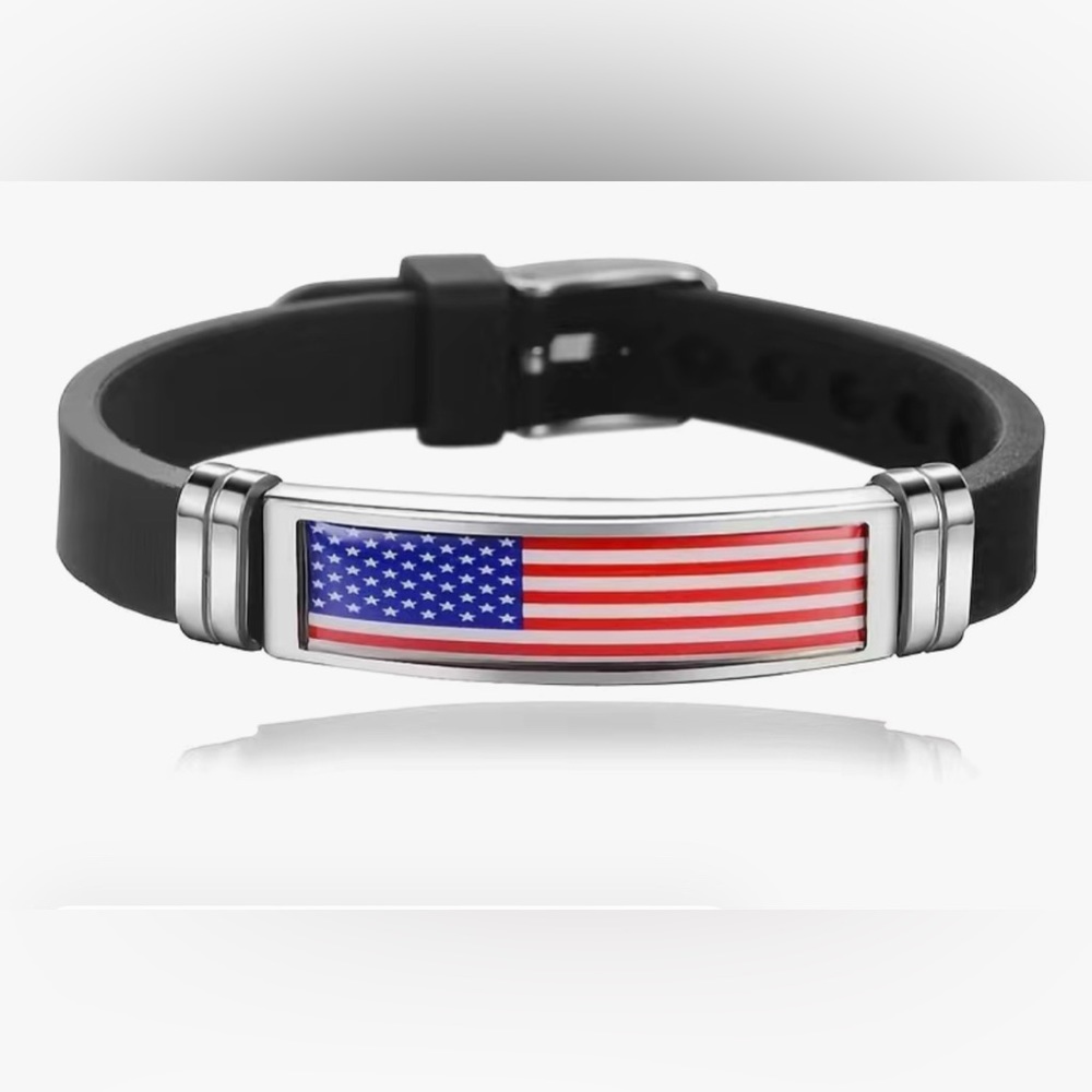 Unisex American Flag Bracelet